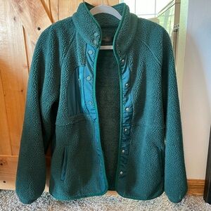 Cozy Green Teddy Jacket